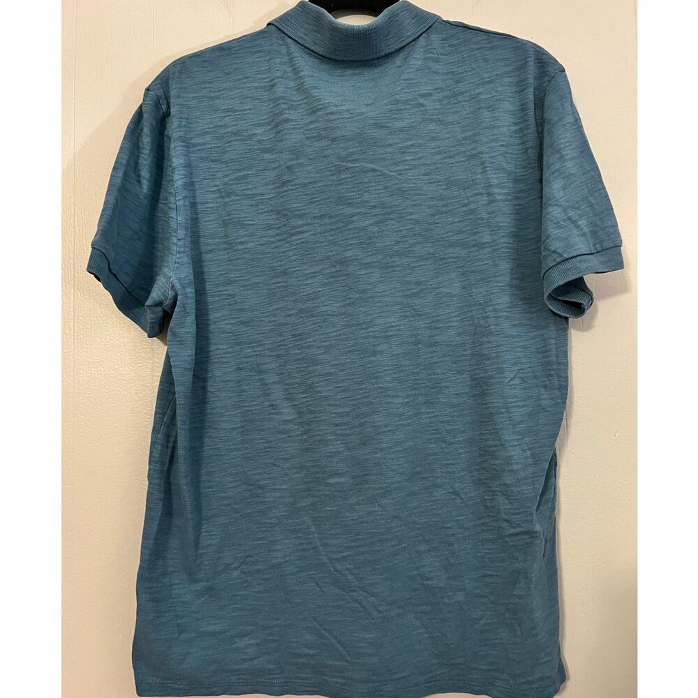 Vince Classic Slub Polo Shirt Size Medium - Picture 2 of 4